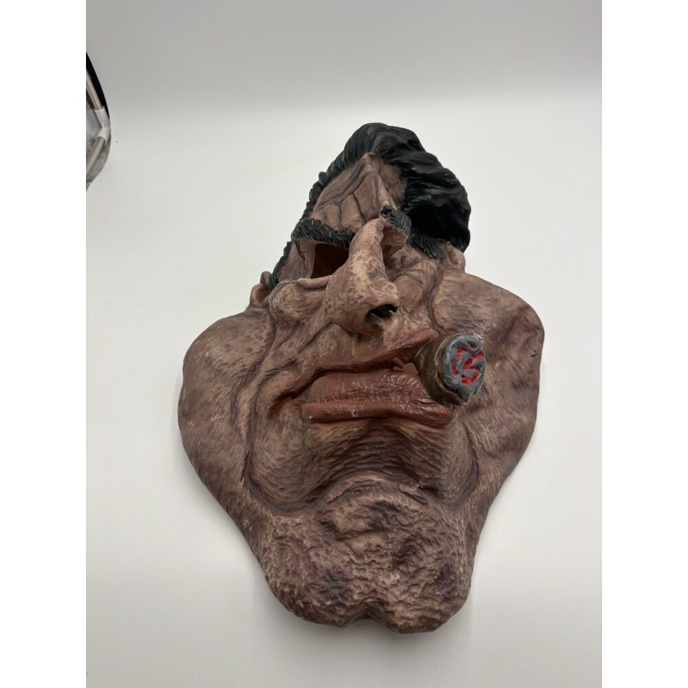 Giant Oversized Realistic Gangster Cigar Smoker Halloween Vinyl Disguise Cosplay